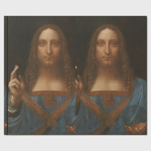 Jesus christ av Leonardo Da Vinci, renaissance Presentpapper