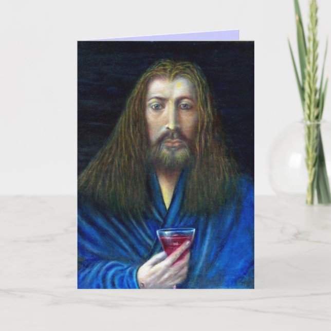 JESUS CHRIST, CHALICE HELGKORT (Framsida)