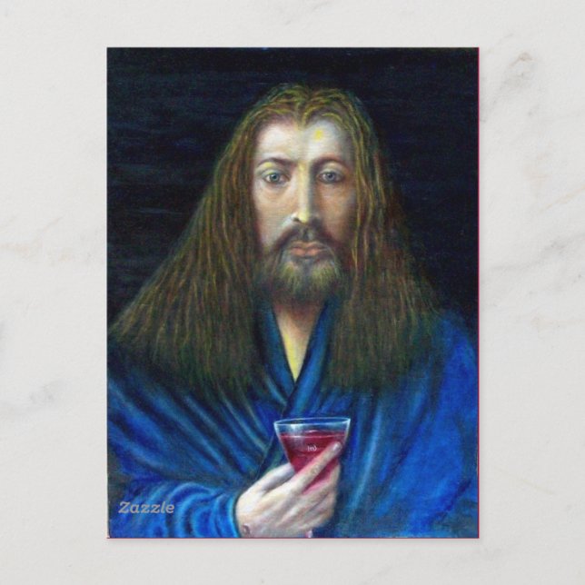 JESUS CHRIST, CHALICE VYKORT (Framsida)