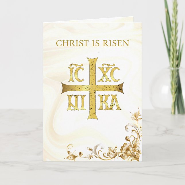 Jesus Christ Conquers Orthodox Pascha           Kort (Framsida)