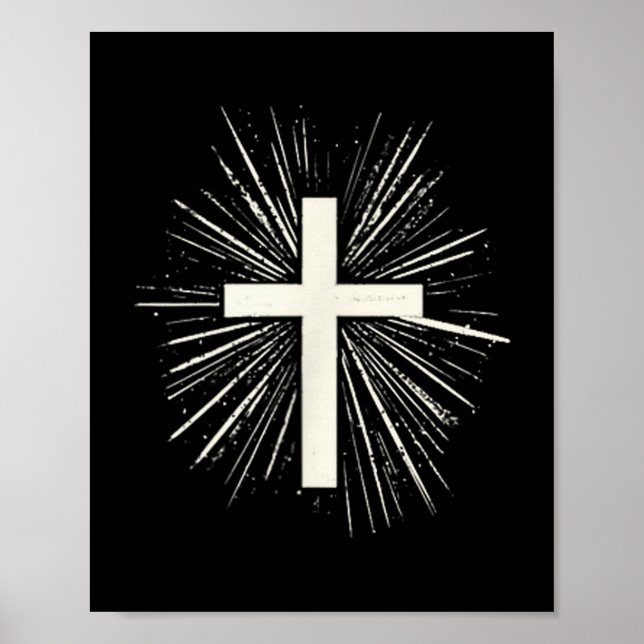 Jesus Christ Design For Christians Men Women Chris Poster (Framsidan)