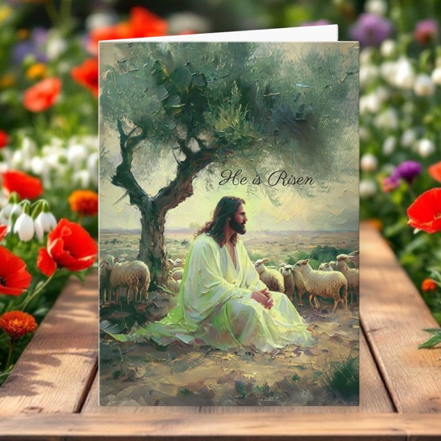 Jesus Christ Easter Religious Chisrian Kort (Skapare uppladdad)