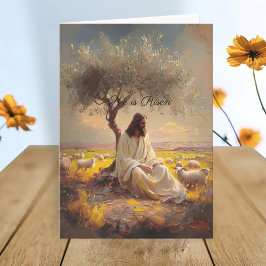 Jesus Christ Easter Religious Chisrian Kort