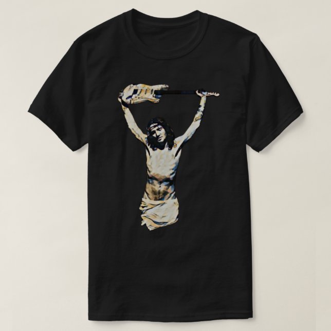Jesus Christ Guitar - John Frusciante   T Shirt (Design framsida)