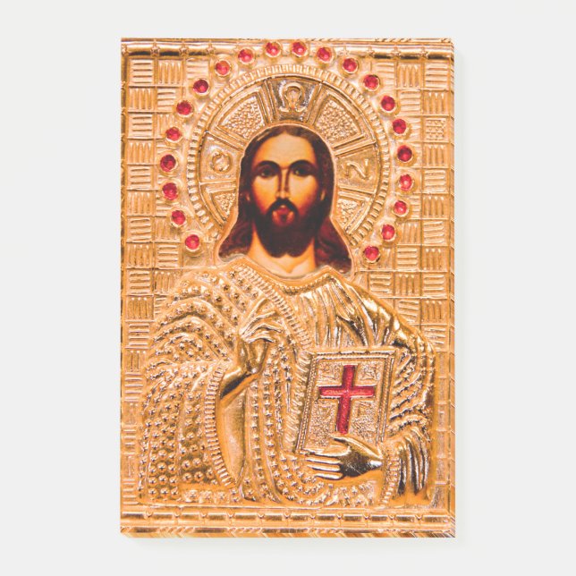 Jesus christ gyden ikon post-it block (Framsida)