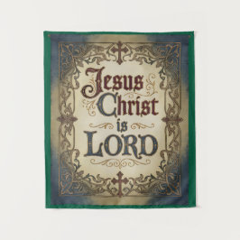 'Jesus Christ is LORD' Christian Inspired Tapestry