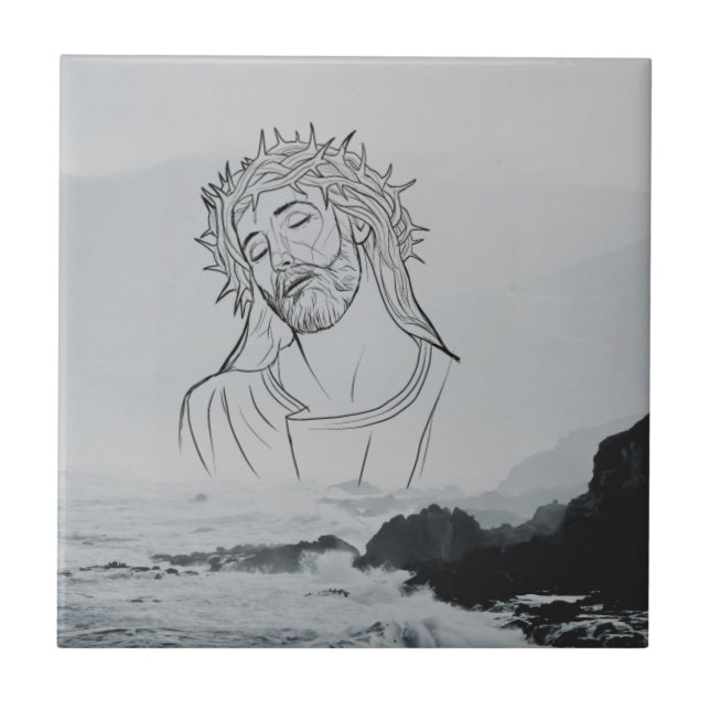 Jesus Christ Kakelplatta (Framsidan)