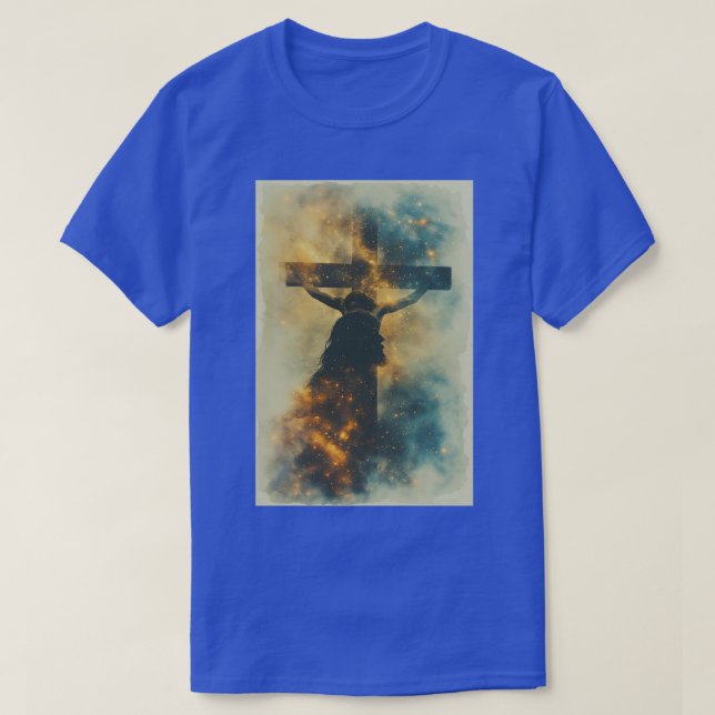 Jesus Christ Lord Savior Crucifixion 01 T Shirt (Design framsida)
