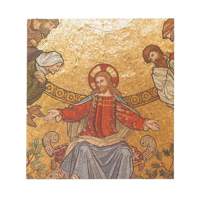 Jesus christ mosaic anteckningsblock (Framsida)
