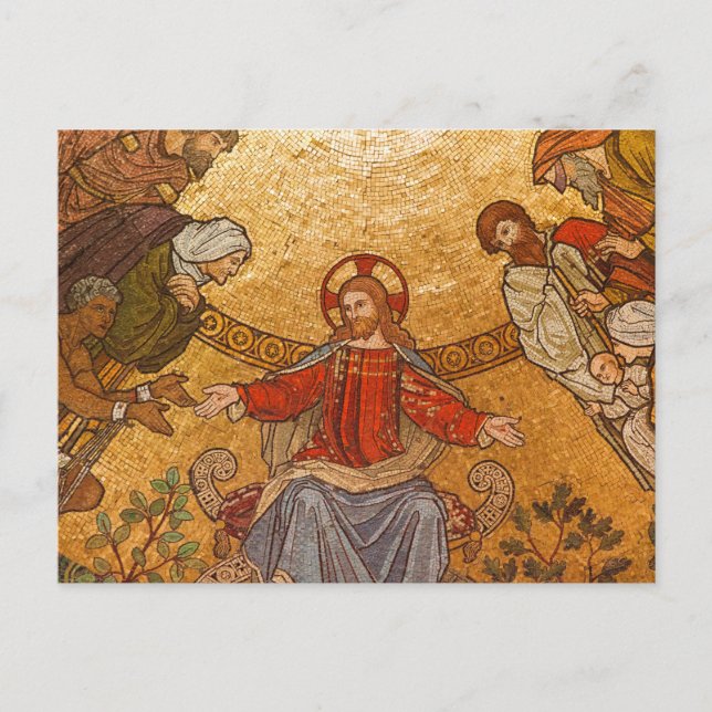 Jesus christ mosaic vykort (Framsida)