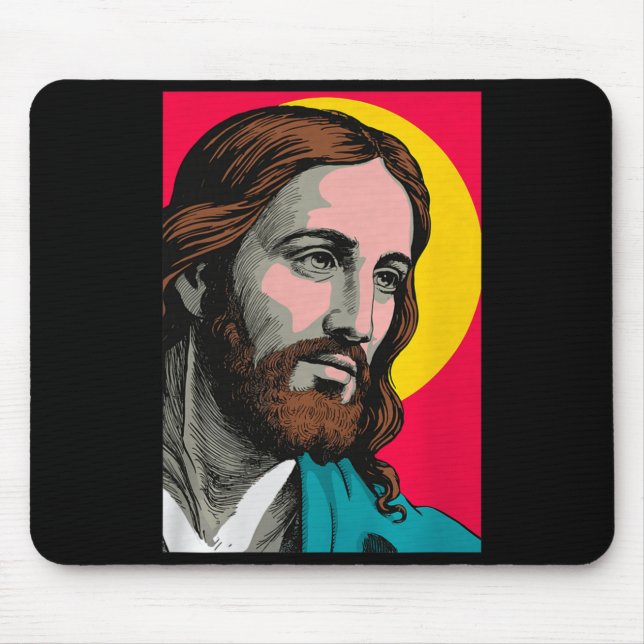 Jesus Christ P Art Religious Easter &amp; Christma Musmatta (Framsidan)