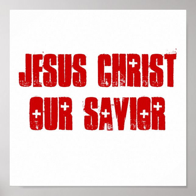 JESUS CHRIST VÅR SAVIOR poster (Framsidan)