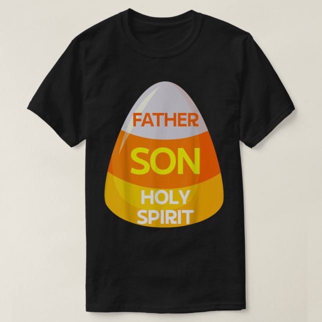 Jesus Christian Candy corn Halloween T Shirt (Design framsida)