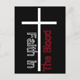 Jesus Christian Hymns blod Vykort