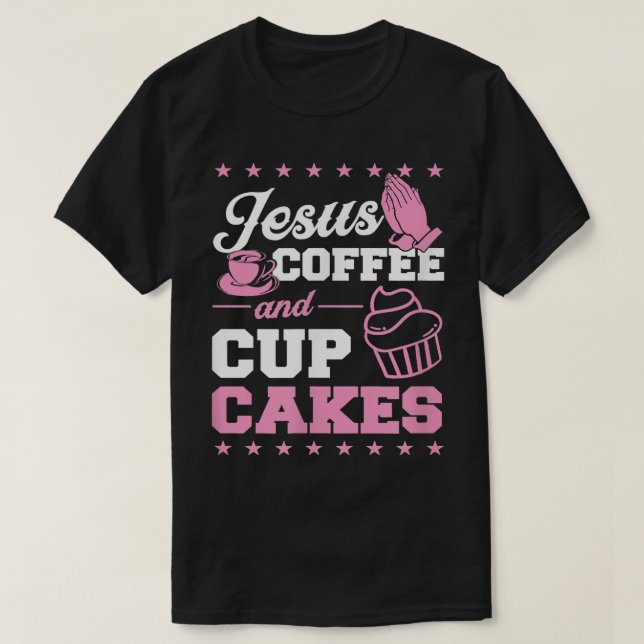 Jesus Christian Kor som jagar amerikansk Flagga Ca T Shirt (Design framsida)