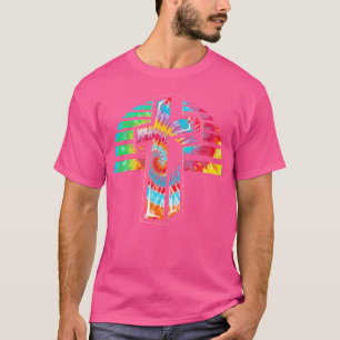 Jesus Christian Kor Tie Dye Rainbow Religiösa Bi T Shirt