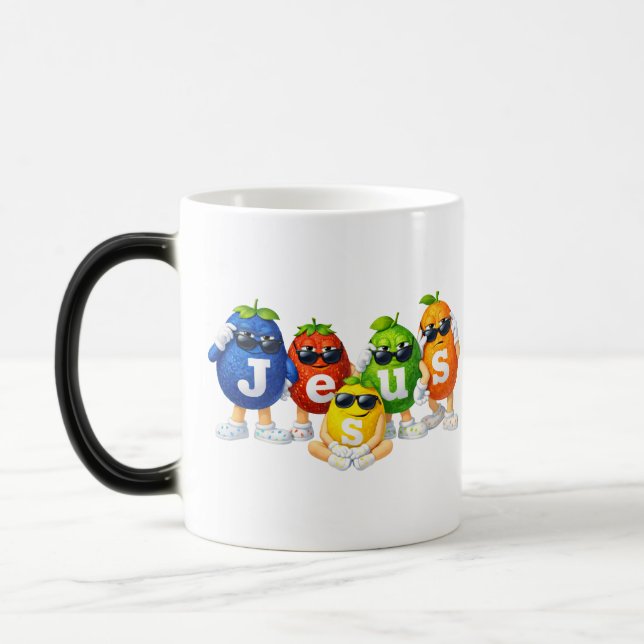 JESUS - Christian Magisk Mugg (Vänster)