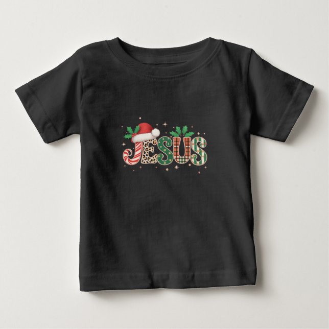 Jesus Christian Religiösa Say Faith Bible Verse T Shirt (Framsida)