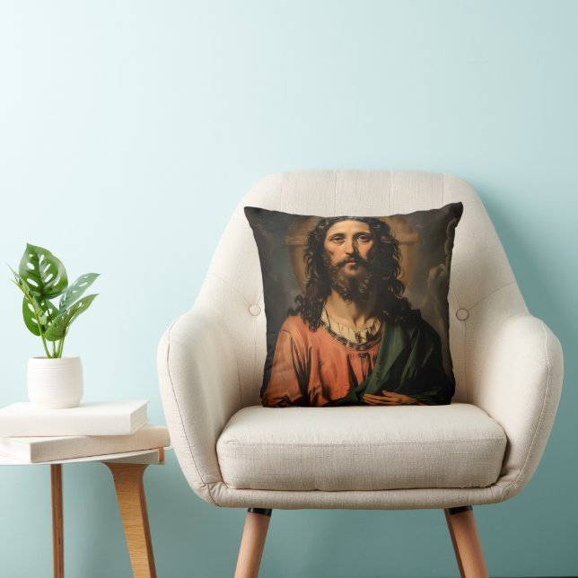 Jesus Christianity Reniassance Kudde (Stol)