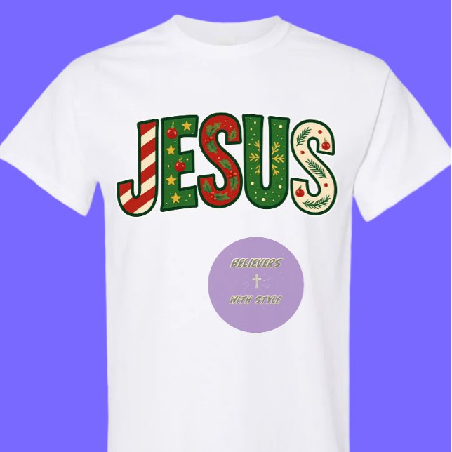 JESUS - Christmas - Christian T Shirt (Skapare uppladdad)