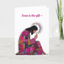 JESUS CHRISTMAS-KORT FÖR ALYON TACK KORT