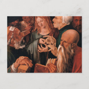 Jesus Christus bland läkarna Vykort
