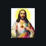 Jesus Christus i Pop Art Stil Canvastryck<br><div class="desc">Pop Art Jesus Kristus. Populära kulturvariationer av Jesus i popkonst stil som pop-ikon.</div>