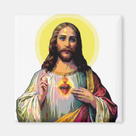 Jesus Christus i Pop Art Stil Magnet