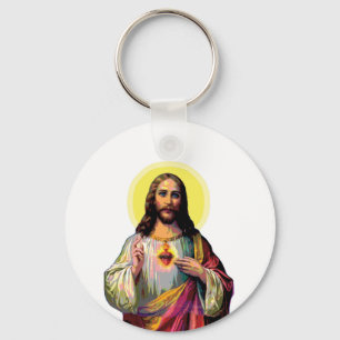 Jesus Christus i Pop Art Stil Nyckelring