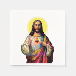 Jesus Christus i Pop Art Stil Pappersservett
