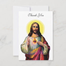 Jesus Christus i Pop Art Stil Tack Kort