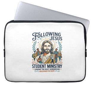 Jesus Church Merch Ungdomsläger Stil T-Shirt Tro B Laptop Fodral