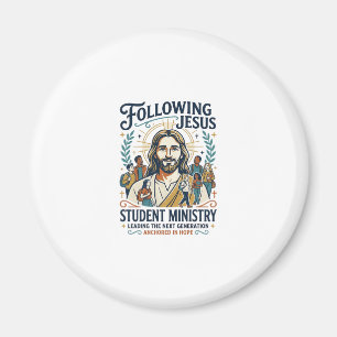 Jesus Church Merch Ungdomsläger Stil T-Shirt Tro B Magnet