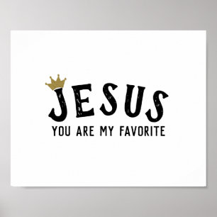 Jesus citerar modern kristen poster