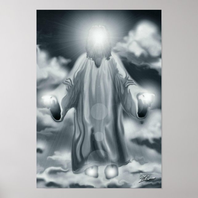 JESUS CLOUDS POSTER (Framsidan)