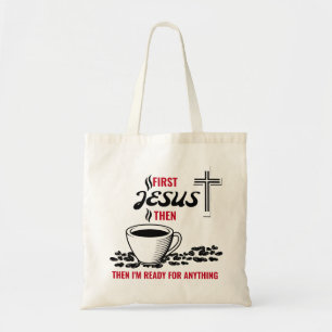 Jesus Coffee Älskare Tygkasse