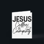 Jesus Coffee And Camping Christian Camper Nature L Kort<br><div class="desc">Jesus Coffee And Camping Christian Camper Nature Lover</div>
