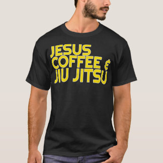 Jesus Coffee Jiu Jitsu Shirt för kristen martial T Shirt