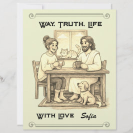 Jesus & Coffee | Personalized Spiritual Letterhead Brevhuvud