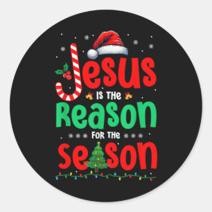 Jesus Costume Proud Reason för säsongen jul SA Runt Klistermärke