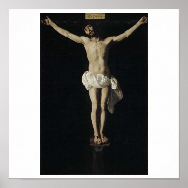 Jesús Crucificado förfallante circa 1630-1640 Poster (Framsidan)