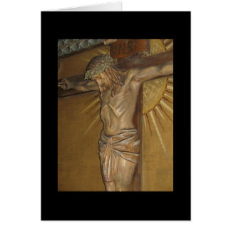 JESUS CRUCIFIED HÄLSNINGSKORT