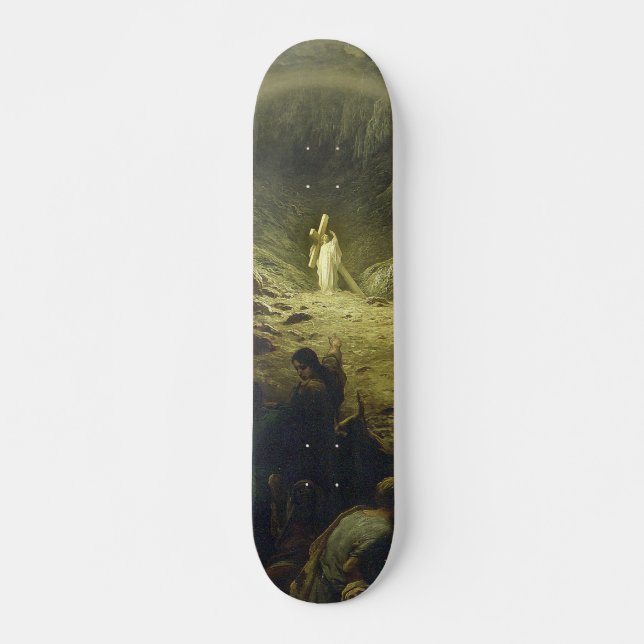 jesus crucifix 1 mini skateboard bräda 18,5 cm (Framsida)