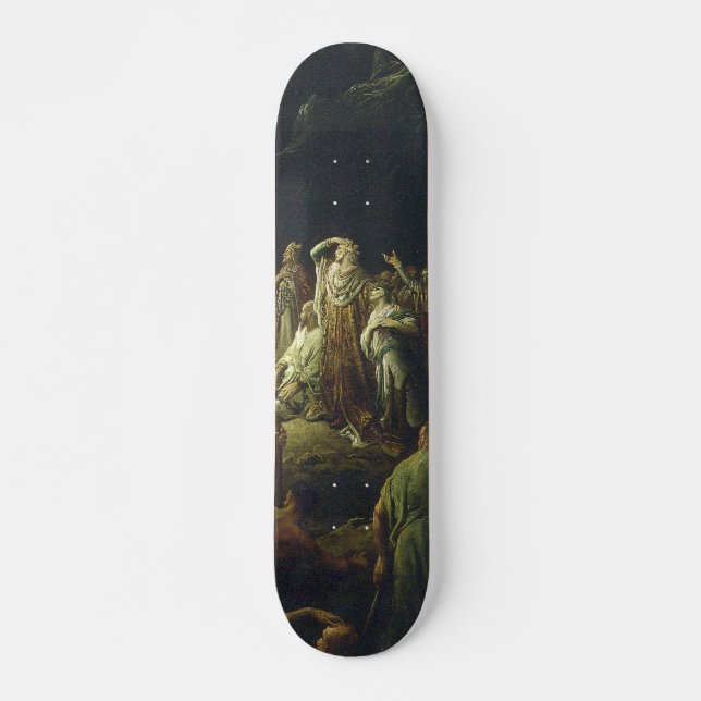 jesus crucifix mini skateboard bräda 18,5 cm (Framsida)