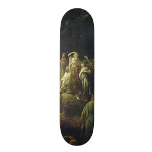 jesus crucifix mini skateboard bräda 18,5 cm