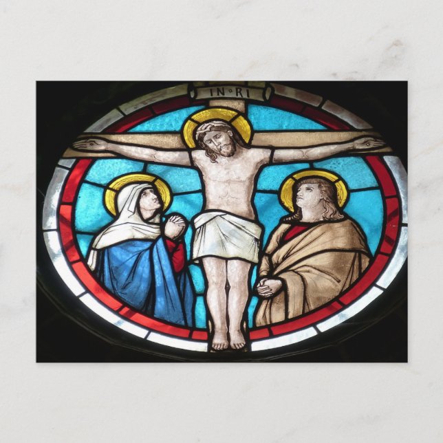 Jesus Crucifixion Vykort (Framsida)