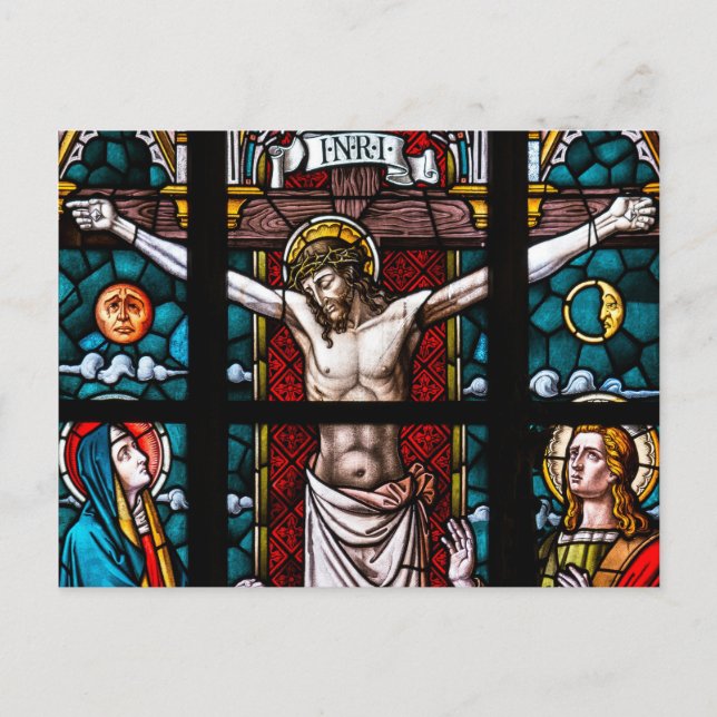 Jesus Crucifixion Vykort (Framsida)