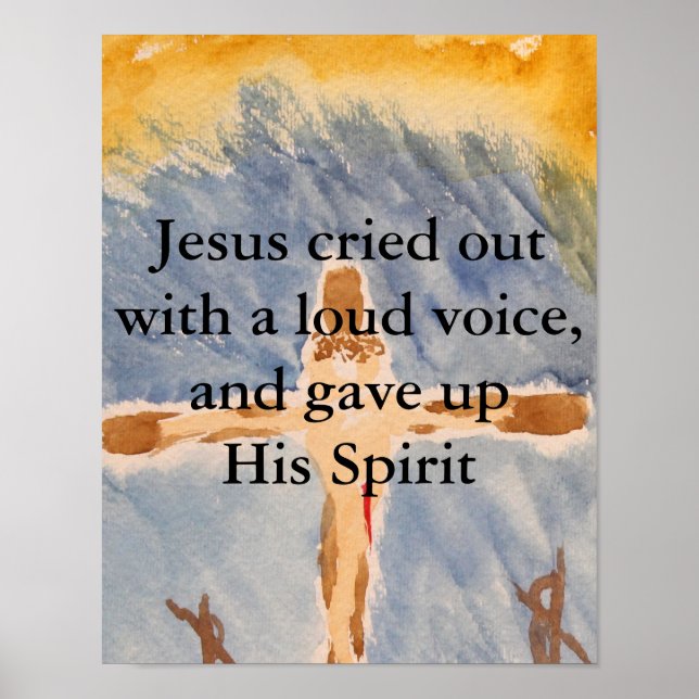 Jesus Crusified Poster (Framsidan)