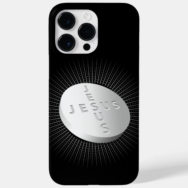 Jesus Cures Pill - Christian Religiösa Faith Pray (Baksida)