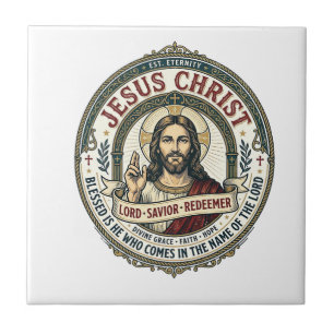 Jesus Dans Ballerina Studio Grafisk T-Shirt Kriste Kakelplatta